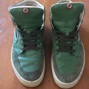 Authentic Gucci Sneakers W/ Snakeskin size 10 G